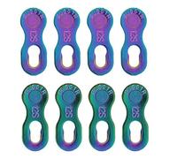 Keenso Collegamento a Catena per Bici da 4 Paia, Bici per Bici in Acciaio Catena a 12 velocità Parti di Collegamento per Anello mancante Accessorio per Ciclismo(Colorato)