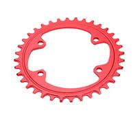 Keenso Compatibile per M6000 Vassoio per denti a 20 velocità Corona a 1 pezzo Anello per catena singola a corona larga stretta(36T-Red) Biciclette e accessori