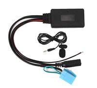 Keenso Connettore Automatico, Adattatore Cavo AUX IN Bluetooth a 8 Pin con Microfono Chiamata IN Vivavoce Adatto per Smart Fortwo 450