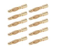 Keenso Connettore Banana 2,0 Mm con Connessione in Rame per Circuiti Aeronautici e Cavi Audio