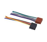 Keenso Connettore Cablaggio a 16 Pin, Cavo Universale per Autoradio in Plastica ABS Resistente Alle Alte Temperature, con Fili Pre-spelati Facile Installazione, per A8 S4 C230 C240