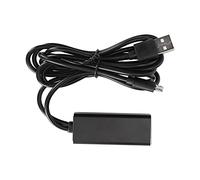 Keenso Connettore da Micro USB a RJ45 Affidabile Accesso a Internet 10/100Mbps per TV Stick Alimentazione USB per un'esperienza di streaming senza interruzioni Lega di alluminio, ABS