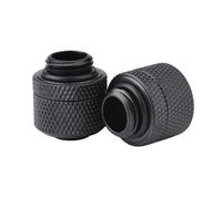Keenso Connettore in Ottone a Due Tocchi, Flessibile per Raffreddamento | Compatibile con da 9,5 mm, Facile da installare, Affidabile struttura in ottone, Cromatura di alta qualità