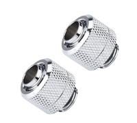 Keenso Connettore in Ottone a Due Tocchi, Flessibile per Raffreddamento | Compatibile con da 9,5 mm, Facile da installare, Affidabile struttura in ottone, Cromatura di alta qualità