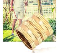 Keenso Connettore per Rubinetto per Tubo Flessibile in Ottone 3/4, Adattatore per Valvola Giardino Antiruggine di Alta qualità Facile Installazione per Proprietari di Box/Cover e Giardinieri,
