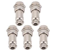 Keenso Connettore Spina a Aviazione per Alimentazione a Piastra di Filo Femminile Maschile per Computer e Strumenti 5pcs (2 perni)