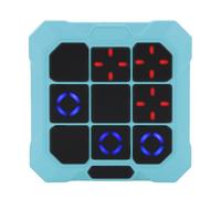 Keenso Console di Gioco Puzzle Elettronica Portatile, Schermo LCD Portatile Gioco retrò 6 in 1 per Bambini e Viaggi in Famiglia (BLUE)