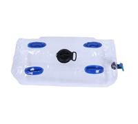 Keenso Contenitore per Borsa dell'Acqua, Contenitore per Borsa Pieghevole Trasparente per Serbatoio dell'Acqua Portatile in PVC da 30 Galloni per Campeggio di Emergenza