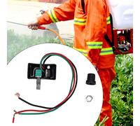 Keenso Controller di Spruzzatura Elettrico, Interruttore di Regolazione da 12 V, Controller per Zootecnia, Acquacoltura e Materiali Forestali