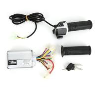 Keenso Controller per Scooter Elettrico, Spazzole per Biciclette Elettriche con Impugnatura Dell'acceleratore a Pollice Multifunzione Set Completo 36V 1000W Controller