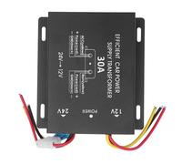 Keenso Convertitore di Tensione da 24 V a 12 V, Alimentatore in Metallo Resistente con Funzione di Memoria, per Camion SUV Autobus Automobili Radio Display LED (30A)