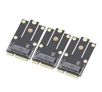 Keenso Convertitore Durevole per Scheda Adattatore di Rete Wireless per Slot Mini PICE/NGFF, Accessori di Rete da 3 Pezzi per Schede Wi-Fi/, Convertitore Mini EA-E Key EA M.2 da 3" per 8260AC per