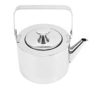 Keenso Cooker Professionale in Acciaio Inossidabile con Setaccio, Teiera Resistente per Alogeno, Ideale per Preparare Diversi tè (Grande, 1,5 l)