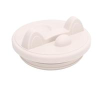 Keenso Coperchio per Tazza D'acqua, Supporto per Telefono a Forma di Orecchio di Gatto, Copertura Anti-versamento in Silicone per Bicchieri da 40 Once (colore della pelle)