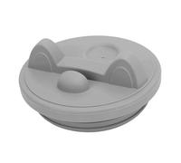 Keenso Coperchio per Tazza D'acqua, Supporto per Telefono a Forma di Orecchio di Gatto, Copertura Anti-versamento in Silicone per Bicchieri da 40 Once (GREY)