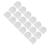 Keenso Coperchio Record di Copertura per 100 Pezzi da 100 Pezzi 7in Antistatici, Indossare Borse per Festival per Collezionisti di Pannelli, Bianco