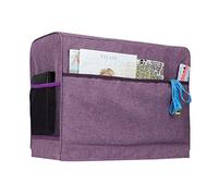 Keenso Copertura Antipolvere Impermeabile per Macchina da Cucire, Custodia Portatile di Alta qualità per Macchine da Cucire, Nylon, 44,5 X 20,3 X 34,3 Cm, per la Casa (PURPLE)