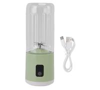 Keenso Coppa del Frullatore Portatile, Frullatore di Spremiagrima USB da 500 Ml, 20 Tazze, 1500 MAh, Interfaccia di Tipo C, Ideale per L'uso in Viaggio, per Frullati, Succhi di Frutta (GREEN)