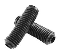 Keenso Copri Forcella in Gomma Nera,Aderenti e Resistenti,Tubi Forcella Cover paracolpi per CQR,ATV,Dirt Bike e Moto,for Motociclisti,avventurieri e Professionisti