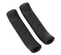 Keenso Copri Leva Freno, 1 Paio Pieghevole in Silicone Antiscivolo, Impugnatura Antiurto per Bici da Strada (Nero)