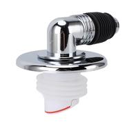 Keenso Copri Scarico a Pavimento per Lavatrice in ABS Antiodore Facile Collegamento Ai Tubi Dell'acqua Interni per un Ambiente Domestico Igienico