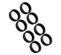 Keenso Copriruote Precisi per Valigia Bagagli, Assorbimento degli Urti, Cancellazione del Rumore, Protezione per Ruote di Mobili, 8 Pezzi Coperture Girevoli in Silicone per Valigia Trolley, Adatto