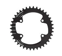 Keenso Corona per Bicicletta, BCD 96MM Corona Larga Stretta Corona Singola 32T 36T 38T per M6000 M7000 M8000(38T-Nero)