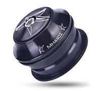 Keenso Cuffie per Biciclette con Tazze da 44 mm Accessorio per Bicicletta di Ricambio per Cuffia per Bicicletta Senza Fili in Lega di Alluminio(Nero)