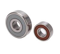 Keenso Cuscinetti a Sfera per Alternatore per 1500 2500 3500 5.7L V8 2003-2006, Confezione da 2 Pezzi di Ricambio con OE F00M990434 F00M990405, 15x35x13mm 17x52x16mm