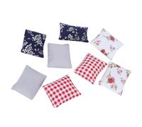 Keenso Cuscini per casa delle bambole, 8 pezzi, 1:12 per la casa delle bambole, cuscini simulati, mobili, modelli, accessori (cuscini per divano)