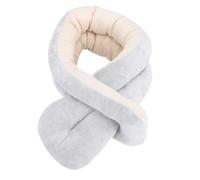 Keenso Cuscino da Viaggio per il Collo, Design Ergonomico in Memory Foam con Supporto Regolabile e Arrotolabile Compatto per Uso in Aereo, Auto, Ufficio e Casa (Beige)