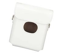 Keenso Custodia per Fotocamera in Pelle PU AntiGraffio per Link Square, Borsa Portatile con Tracolla per Riprese All'aperto (White)