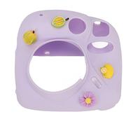 Keenso Custodia per Fotocamera Mini 7 Plus con Guscio in Silicone Dalla Consistenza Morbida e Tracolla Regolabile - Scelta Regalo Perfetta - 4 Accessori (Frutta Viola)