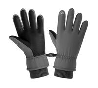 Keenso da Sci da Invernali Fibra di Poliestere e Cotone Isolati Touchscreen 24,7 X 10,7 X 1 Cm per Sci Ciclismo Escursionismo Lotte a Palle di Adulti (Grigio addensato)