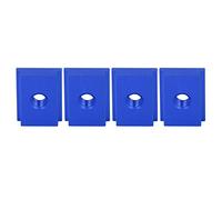 Keenso Dadi Scorrevoli con Scanalatura in Lega di Alluminio Antiruggine 4 Pezzi per Forniture di Movimento Lineare per la Lavorazione del Legno, Dadi Scorrevoli con Scanalatura a T da 1/2", (BLUE)