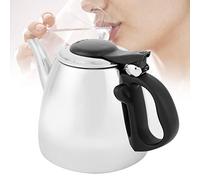Keenso Design del Tubo Ergonomico per gli Amanti del tè, Caricatori di Acqua Calda in Acciaio Inossidabile con Stelo Non Vivente
