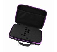 Keenso Design Universale Alloggiamento del Cuscinetto Eteroso per Olio per 60 Bottiglie 5 Ml/15 Ml, Archiviazione a Durata Dura per le Esigenze Dell'aromaterapia, Dossi da Viaggio, /blu (PURPLE)