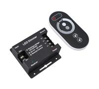 Keenso Dimmer per Strisce Luminose A LED PWM da 18 A, Regolazione Continua, Telecomando Wireless, per Progetti di Illuminazione Personalizzati