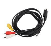 Keenso Din a 3 Cavo -layer Connessione -Cavo Composito Video Solido per Dispositivi di Uscita TV per Lettore DVD con Uscita per Pin Din 9 Pin 5,9 Piedi Portable Set Top Boxes