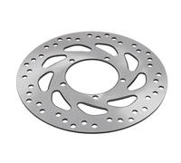 Keenso Disco Freno, Rotore Disco Freno Anteriore Moto 240mm Frenata Sensibile in Acciaio 8Cr13 Ad Alta Resistenza con Fori di Ventilazione per Sostituzione 150