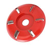 Keenso Disco per Modellare la Mola da Taglio per Legno Disco per Modellare la Mola a 6 Denti in Acciaio Resistente All'usura per L'intaglio del Legno del Vassoio del tè