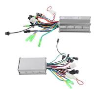 Keenso Display Controller Scooter, Pannello LCD per Bici Elettrica in Alluminio con Retroilluminazione a 3 Livelli, Controller Motore Brushless Universale 250W/350W per Ciclisti di Bici Elettriche e