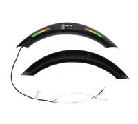 Keenso Display LED per Volante con Luci Indicatrici di, OBD2 Universale | 32 Perle LED RGB, Luce di Regolabile 500-9900 RPM, Struttura ABS e LCD, Modulo Intelligente Wireless, Dati in Tempo Reale