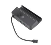 Keenso Docking station 5 in 1 per Steam Deck con uscita 4K e porte di ricarica rapida, supporto hub plug and play per console di gioco