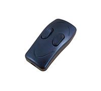 Keenso Doppio Interruttore della Luce, Pulsante Robusto per Controllare Due Luci, Facile Installazione con 4 Viti, Ideale per Lampade da Tavolo e da Terra (BLACK)