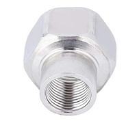 Keenso Durevole Connettore Esagonale per Tubo NPT Femmina da 1/2 Pollice a Femmina NPT da 1 Pollice per Adattatore Filettato per Gas e Acqua per Uso Domestico