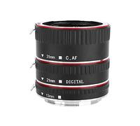 Keenso EF/EF-S Set Tubo di Prolunga Macro per Messa a Fuoco Automatica per Fotografia Ravvicinata Accessori per Piccoli Soggetti ABS + Metallo 6,5 Cm Si Abbina Perfettamente con /-S 31 Mm+21 Mm+13