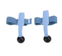 Keenso Esercitatori per, 1 Paio di Barelle Ergonomiche per per Pianoforte e Chitarra, Allenatore per la Forza delle Mani con Supporto in Gomma Alimentare per Bambini e Principianti (BLUE)