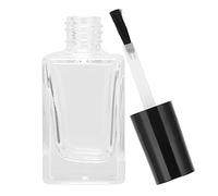 Keenso Fai -da -te nagelkunstudio essenziale: Bottiglia di Smalto Limpida 10 Ml con Copertura del Pennello, Ideale per Conservare L'acetone o il Colore