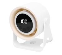 Keenso Fan di Scrivania, Ventola di Raffreddamento Portatile Ricaricabile Ricaricabile USB con Luce per Campeggio Esterno per Camera da Letto, Potente Tecnologia del Flusso d'aria del Motore,